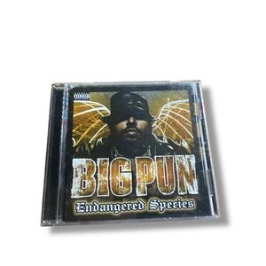 Vintage Y2K CD Big Pun Endangered Species Hip Hop Rap 2001 Album Compact Disc